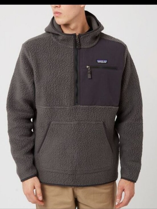 Patagonia Other - Patagonia Men's Gray Retro Pile Fleece Pullover